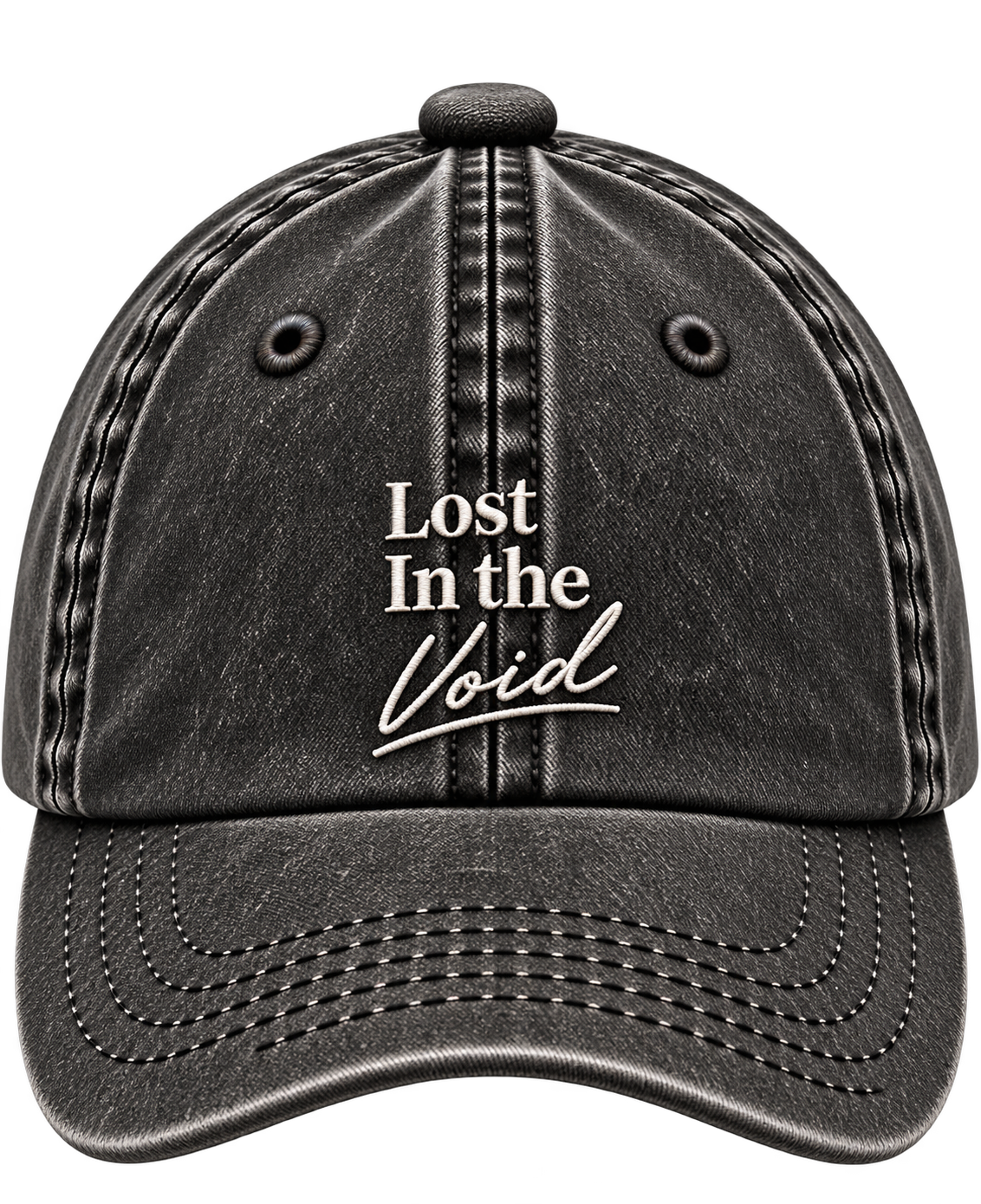 Model styling a VOID cap